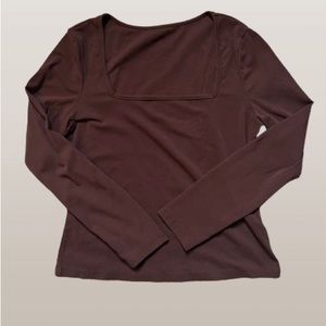 Shein square neck top